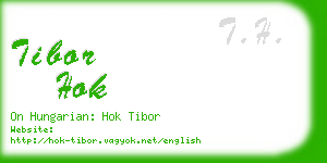 tibor hok business card